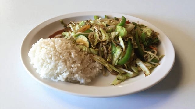 Tofu Stir-Fry with Mixed Vegetables.