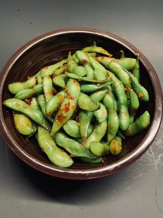 Spicy Edamame.