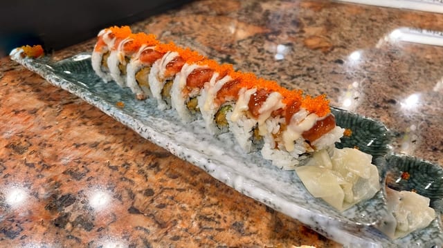 Dancing Spicy Tuna Roll.