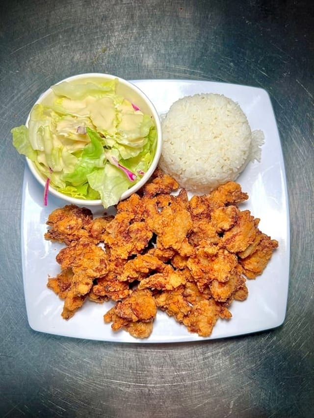Spicy Popcorn Chicken.