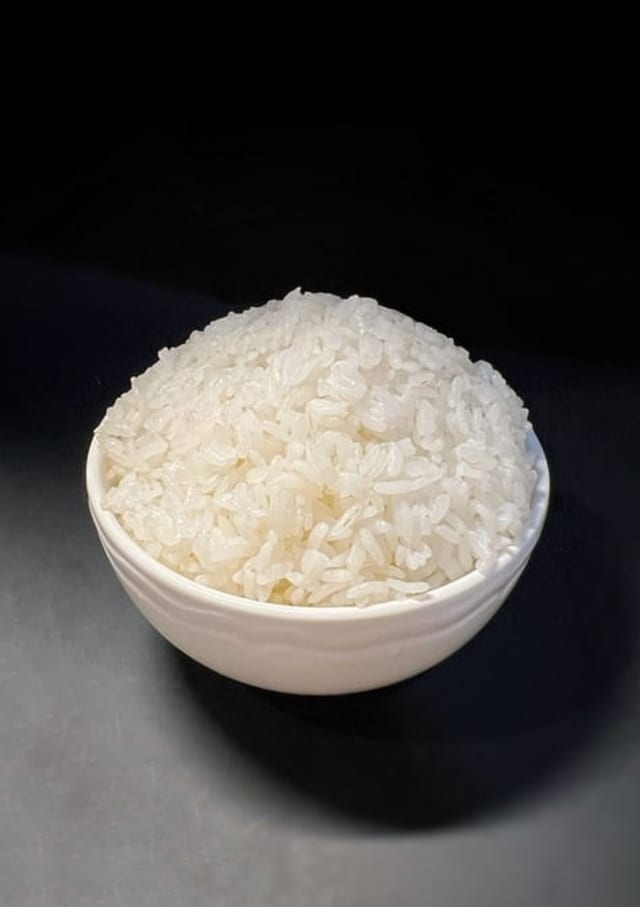 Steamed Rice.